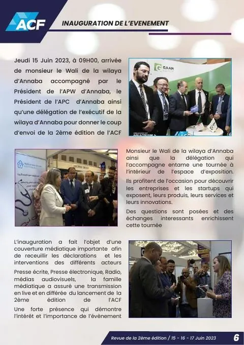 Page de la revue 2023