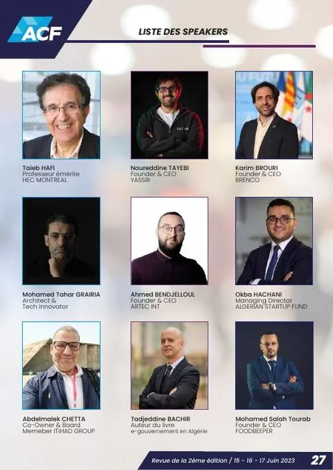 Page de la revue 2023