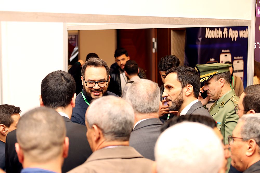 Visite officielle des stands