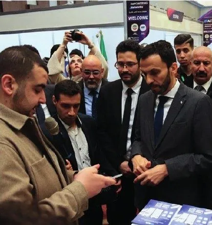 Visite des stands