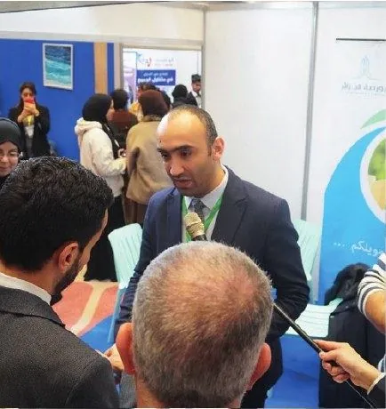 Visite des stands